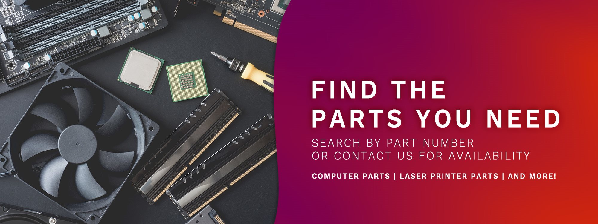 Find the parts you need search now